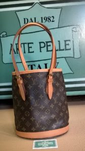 Sostituzione parti pelle borsa Louis Vuitton » ShoeHome