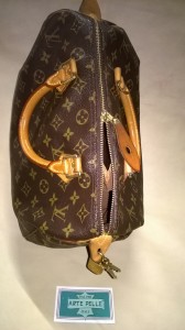 Sostituzione parti pelle borsa Louis Vuitton » ShoeHome